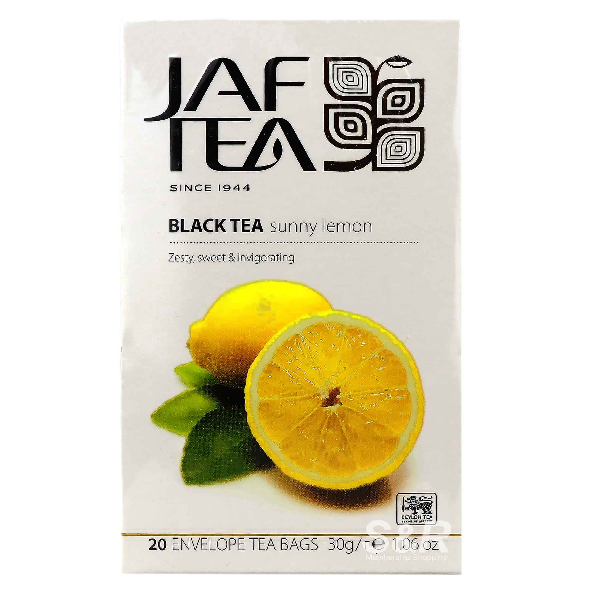 Jaf Tea Black Tea Sunny Lemon 20 tea bags Jaf Tea Black Tea Sunny Lemon 20 tea bags